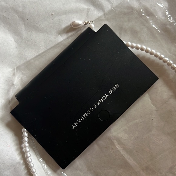 NWT. New York and company choker, necklace, pearl beaded - Picture 4 of 5